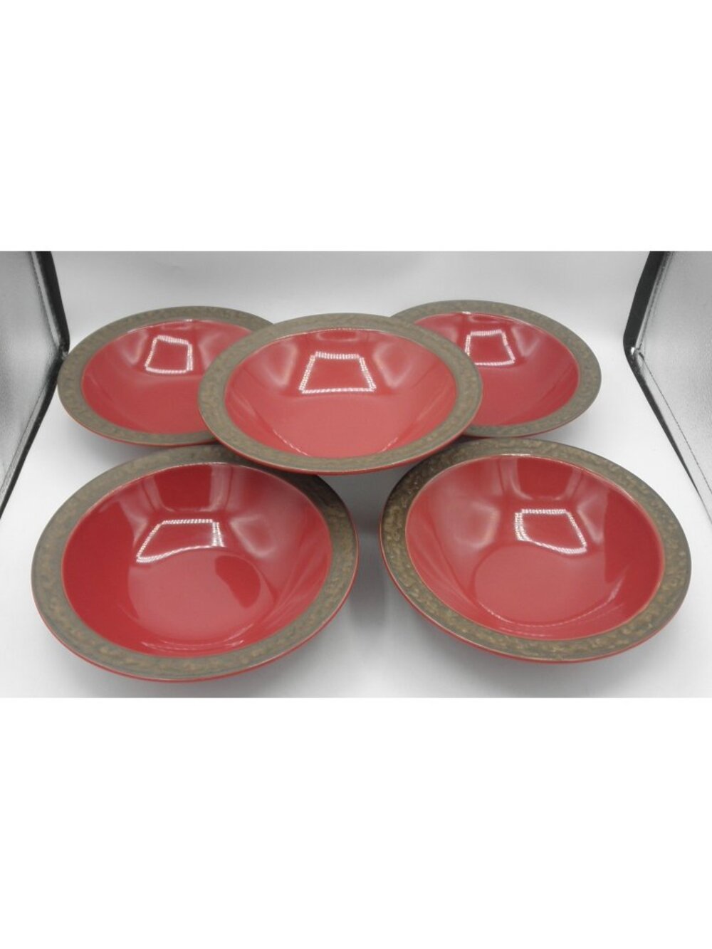 Rustic Cranberry by Sango Soup Cereal Bowl set of 5 Pattern Code SANRUSCRA